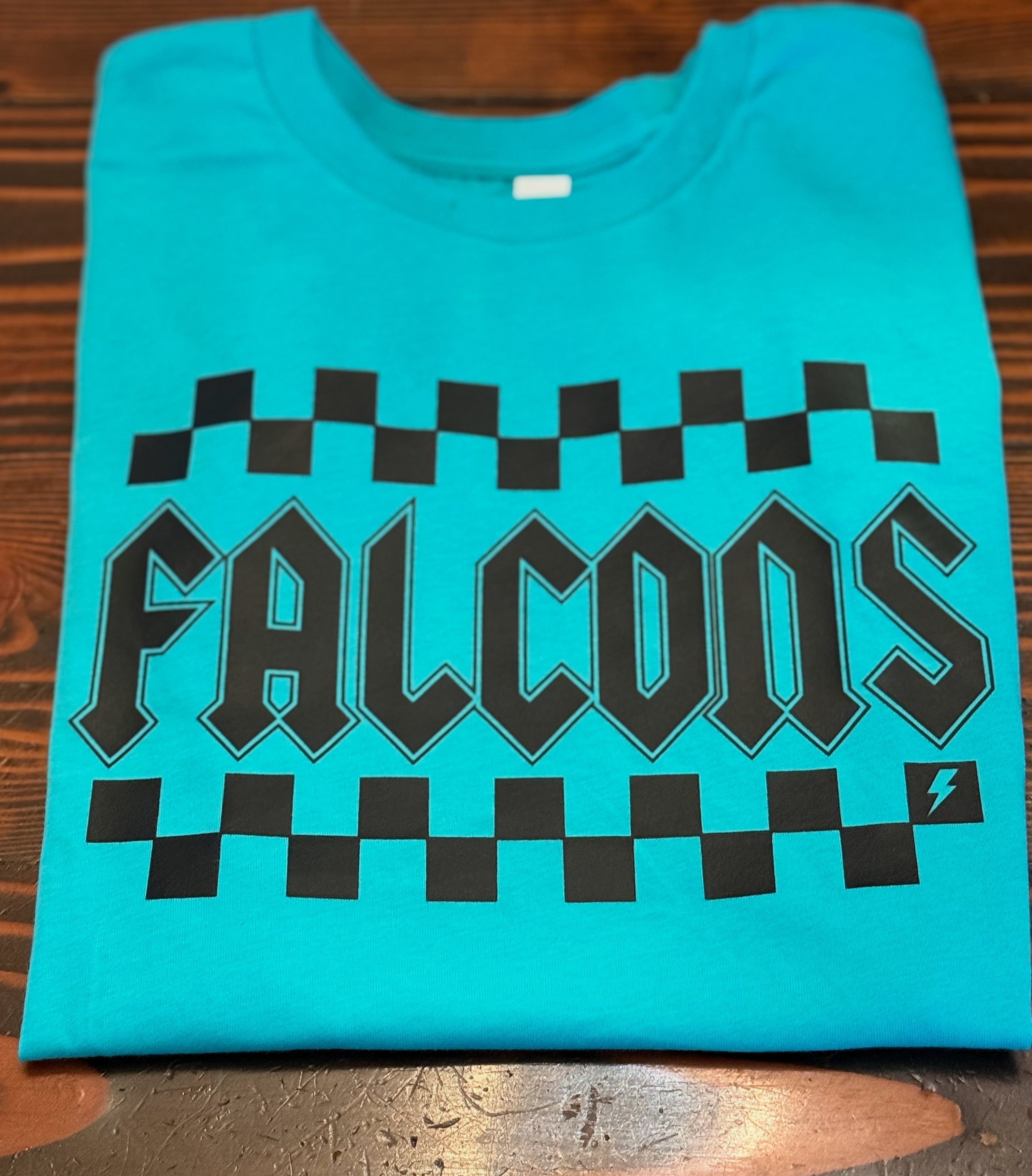 checkered edgy mascot