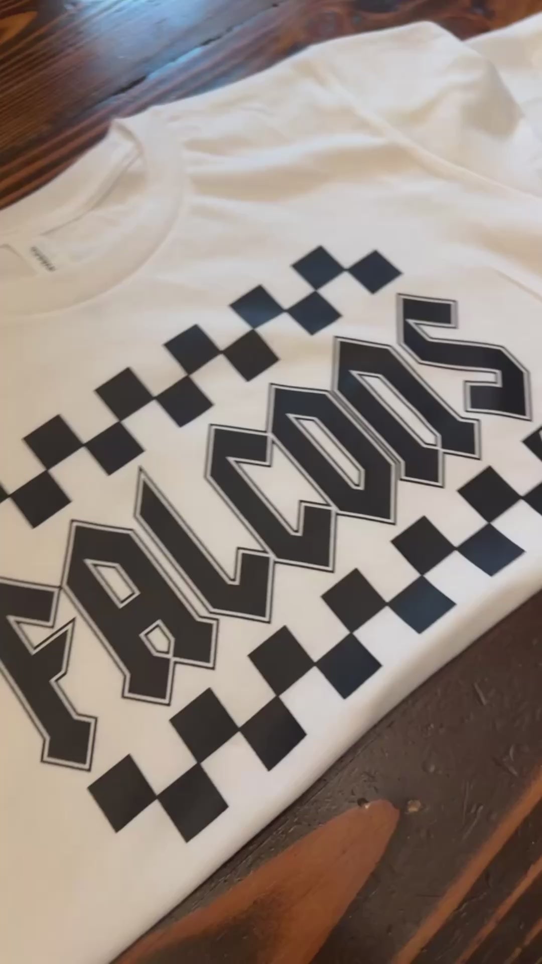 checkered edgy mascot